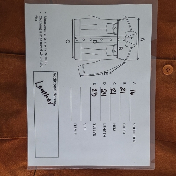 Vintage Manteaux Manteaux Suede Jacket – Genuine Leather in Warm Caramel Brown - Picture 12 of 12